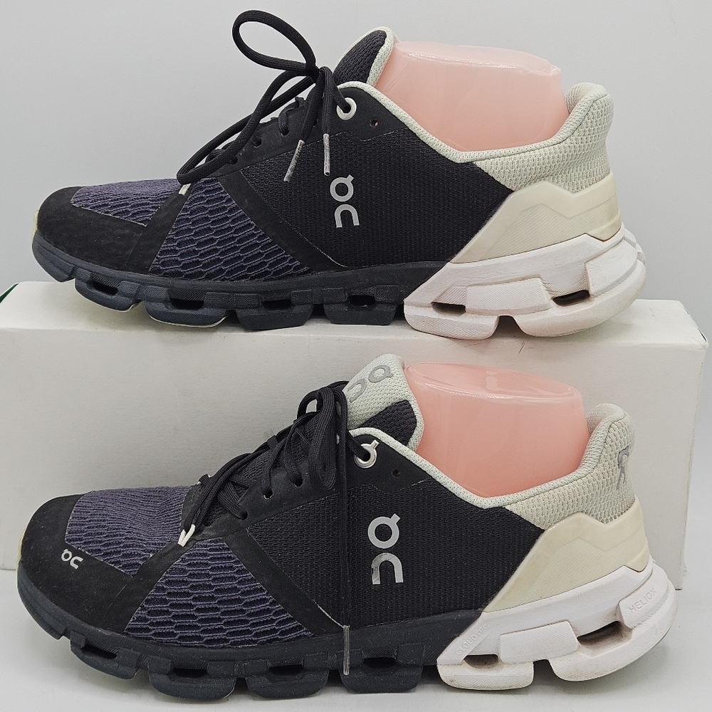On Running Black and White Sneakers
